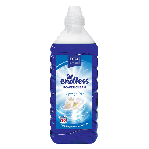 Endless Υγρό Πλυντηρίου Ρούχων 1.85lt - Power Clean (Μπλε)