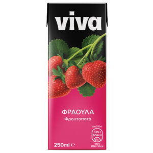 Viva Φρουτοποτό Φράουλα 250ml