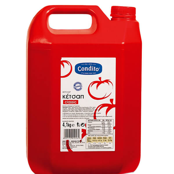 Condito Ketchup 4,1kg Μπετόνι