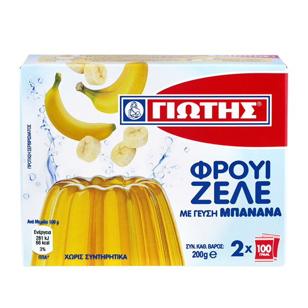 ΓΙΩΤΗΣ ΦΡΟΥΙ ΖΕΛΕ 200gr - ΜΠΑΝΑΝΑ
