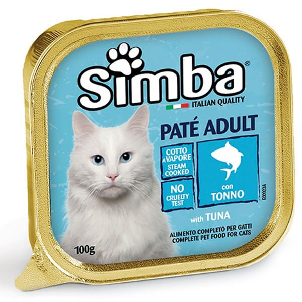 Simba Γατοτροφή Pate 100gr - Τόνος