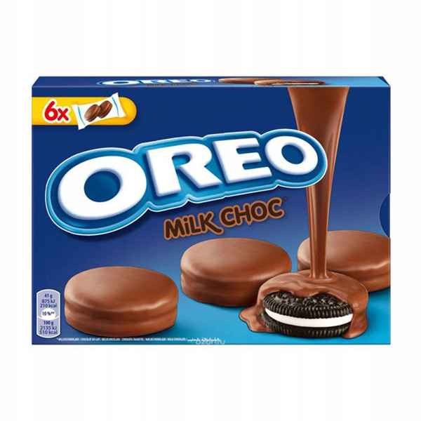 Μπισκότα Oreo Επικάλυψη Σοκολάτας Γάλακτος Milk Choc 246gr