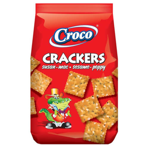 CROCO Κράκερ 100gr (Σουσάμι & Παπαρουνόσπορος)