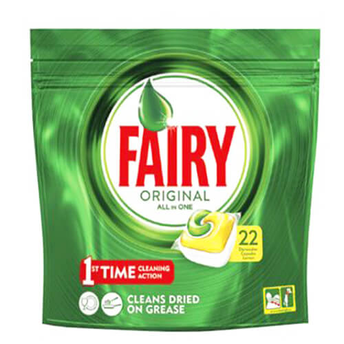 Fairy Caps Πλυντηρίου Πιάτων Original 22τεμ.