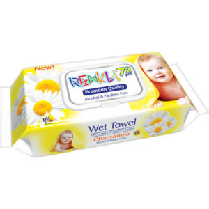 Renkly Μωρομάντηλα με Καπάκι 72τεμ. (Chamomile) (Premium Series)