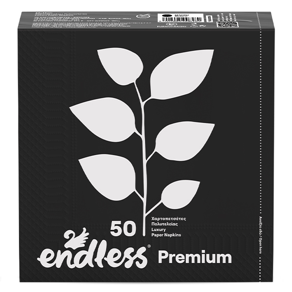 Endless Χαρτοπετσέτα Premium 50τεμ. (33x33cm) -