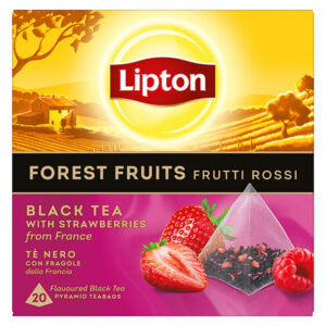 Lipton Μαύρο Τσάι Πυραμίδα (20x1,7gr) - Φρούτα του Δάσους