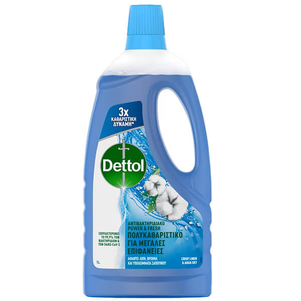 Dettol Υγρό Πολυκαθαριστικό 1lt (Θαλασσινή Φρεσκάδα)