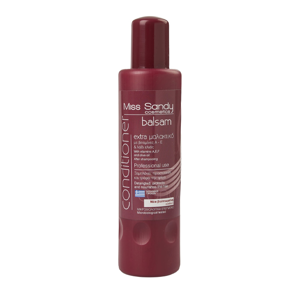 Miss Sandy Balsam Γαλάκτωμα Μαλλιών 500ml (Λάδι Ελιάς/Μπορντώ)