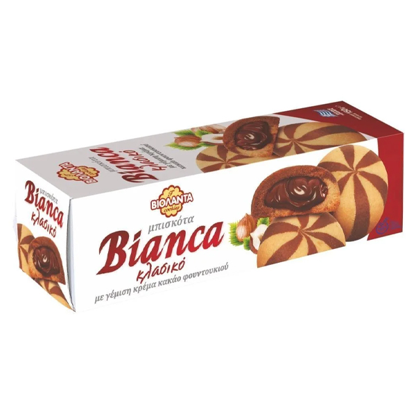 Βιολάντα Bianca Μπισκότα Γεμιστά 150gr (Κρέμα Φουντούκιού)