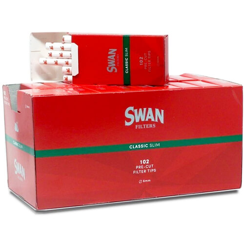 Swan Classic Slim Φιλτράκια (102x20τεμ.) - Κόκκινο