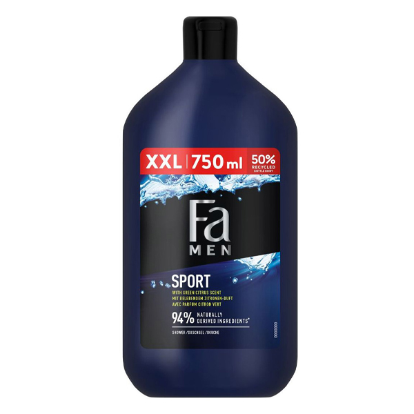 FA Αφρόλουτρο Men 750ml Sport Energizing