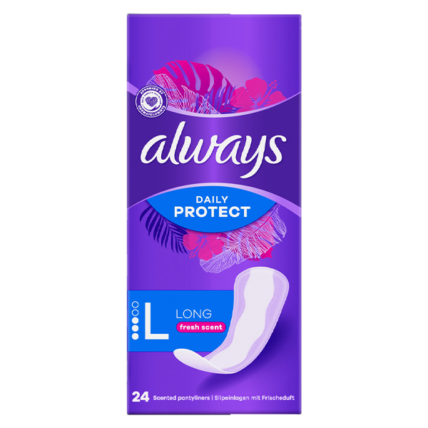 Always Σερβιετάκια Daily Protect 24τεμ. Long Fresh Scent