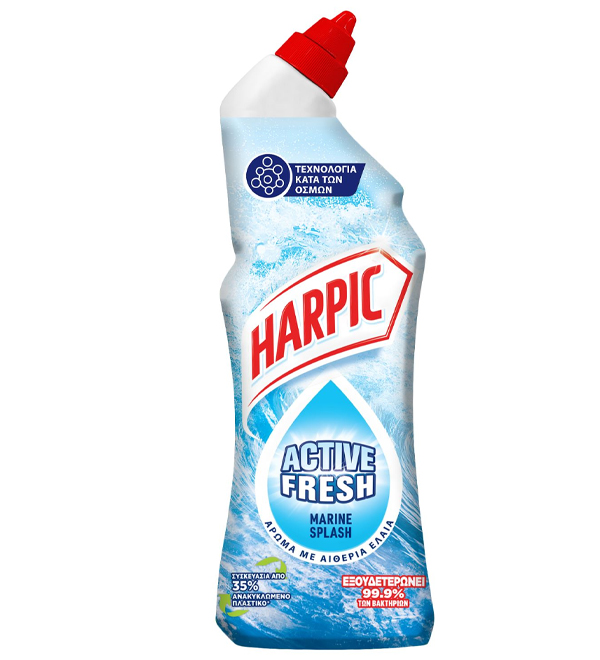 Harpic Υγρό WC Active Fresh 750ml Marine Splash