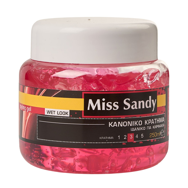 Miss Sandy Gel 250ml (Κανονικό Κράτημα) (Κόκκινο)