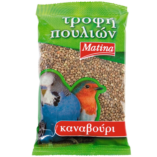 Ματίνα Τροφή Πουλιών 200gr (Κανναβούρι)