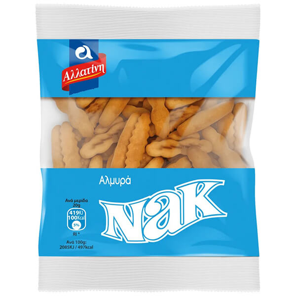 Αλλατίνη Αλμυρά Σνακ Νακ 40gr