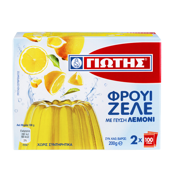 ΓΙΩΤΗΣ ΦΡΟΥΙ ΖΕΛΕ 200gr - Λεμόνι