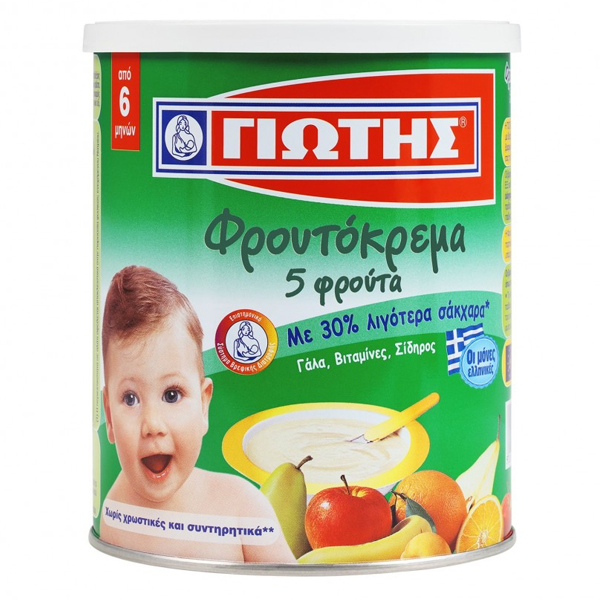 ΓΙΩΤΗΣ ΦΡΟΥΤΟΚΡΕΜΑ 5 ΦΡΟΥΤΑ 300gr