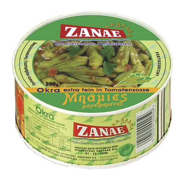 Ζαναέ Μπάμιες Λαδερές 280gr