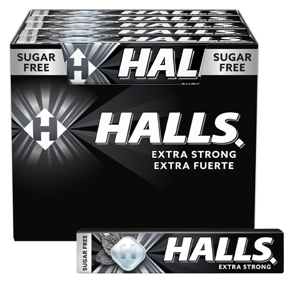 Halls Καραμέλες 20x32gr (Extra Strong) (Sugar Free)