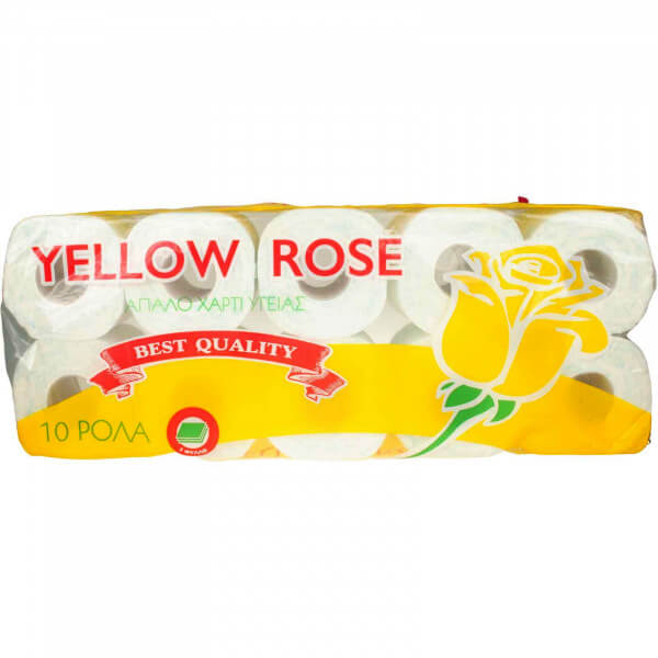 Yellow Rose Χαρτί Υγείας 3φυλλο 100gr - 10 Ρολά