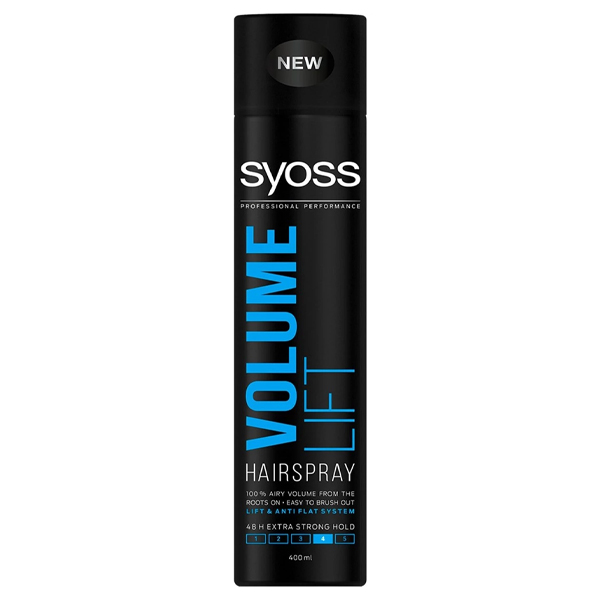 Syoss Hair Spray 400ml (No 4) (Volume Lift/Μπλε)