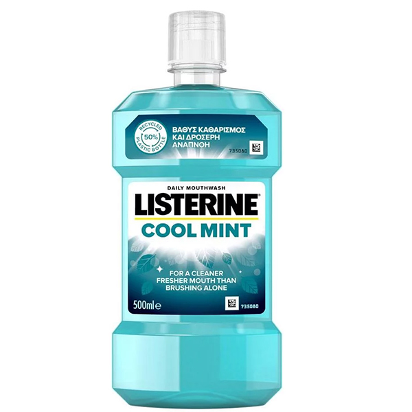 Listerine Στοματικό Διάλυμα 500ml - Cool Mint
