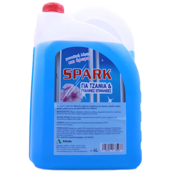 Spark Τζαμιών 4lt (Μπλε)