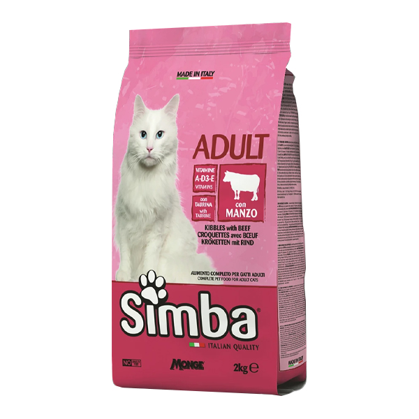 Simba Γατοτροφή Κροκέτα 2kg (Βοδινό)