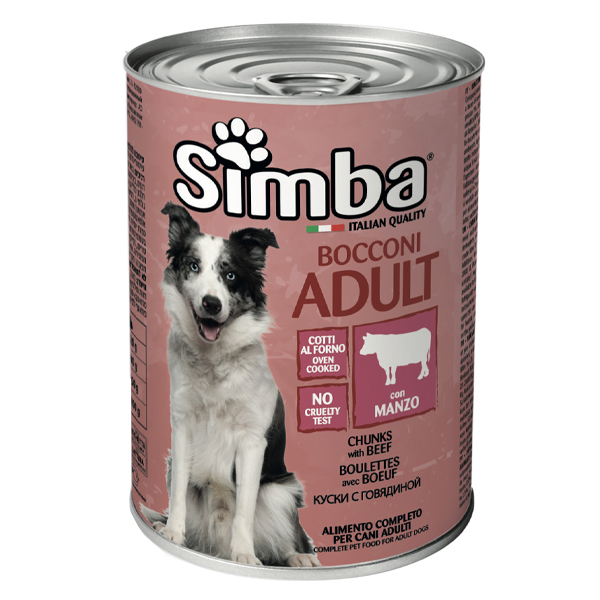 Simba Σκυλοτροφή Κονσέρβα 415gr - Βοδινό