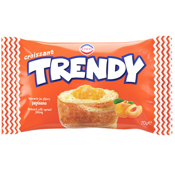 Trendy Έβγα Κρουασάν 70gr (Βερίκοκο)