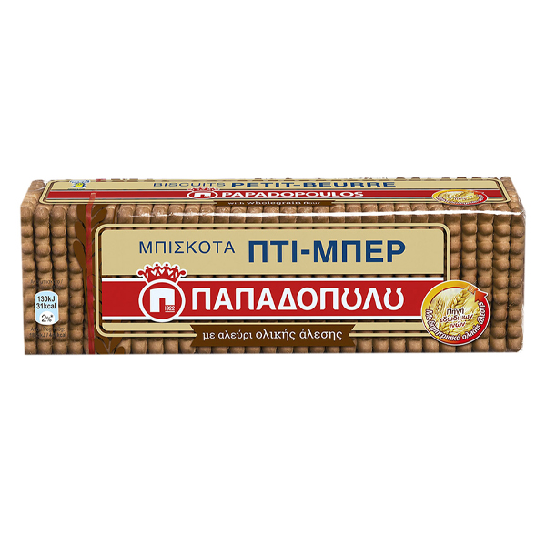 Παπαδόπουλου Πτι Μπερ 225gr Ολικής Άλεσης