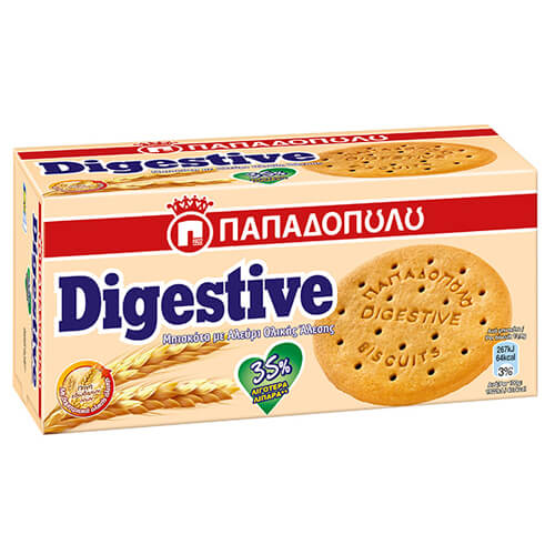 Παπαδοπούλου Digestive 250gr - (35% Λιγότερα Λιπαρά)