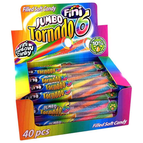 Fini Πολύχρωμο Καλώδιο 40τεμ. Jumbo Tornado