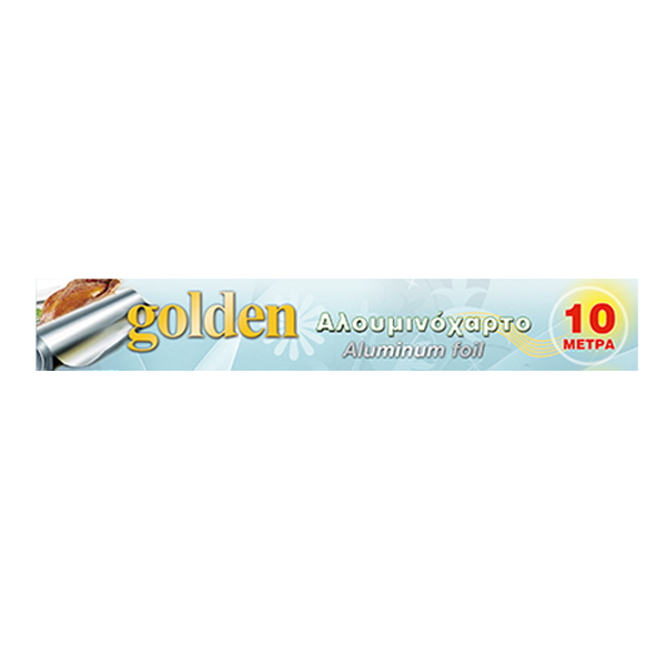Golden Αλουμινόχαρτο 10m