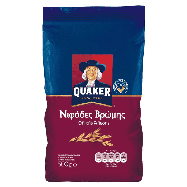 Quaker Νιφάδες Βρώμης 500gr