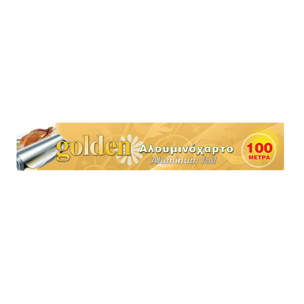 Golden Αλουμινόχαρτο 100m