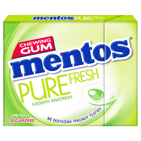 Mentos Pure Fresh Slim Box (12x28gr) Lime Mint