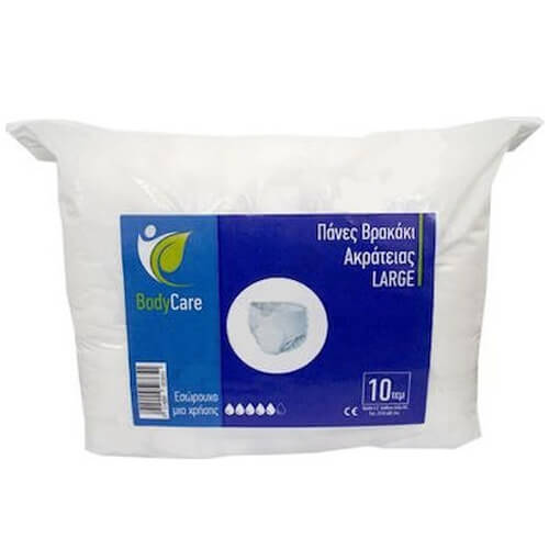 Bodycare Πάνα Βρακάκι 10τεμ. Large