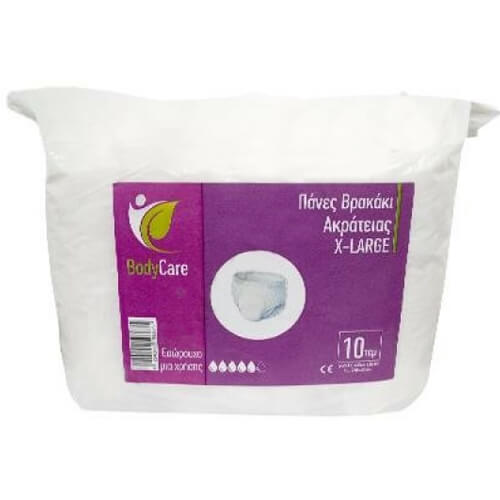 Bodycare Πάνα Βρακάκι 10τεμ. X-Large