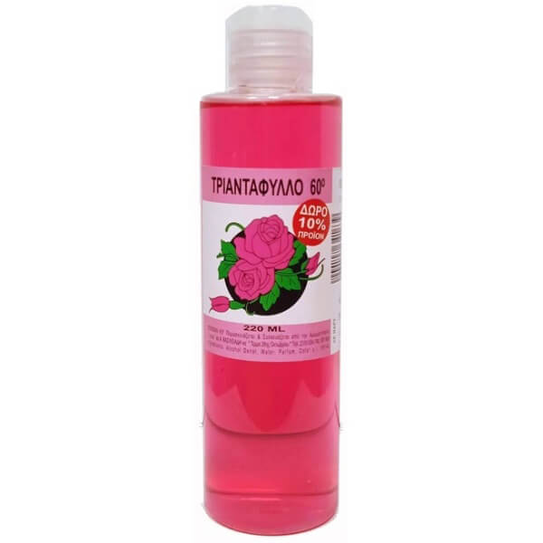 Κολόνια 60o 220ml (Τριαντάφυλλο)