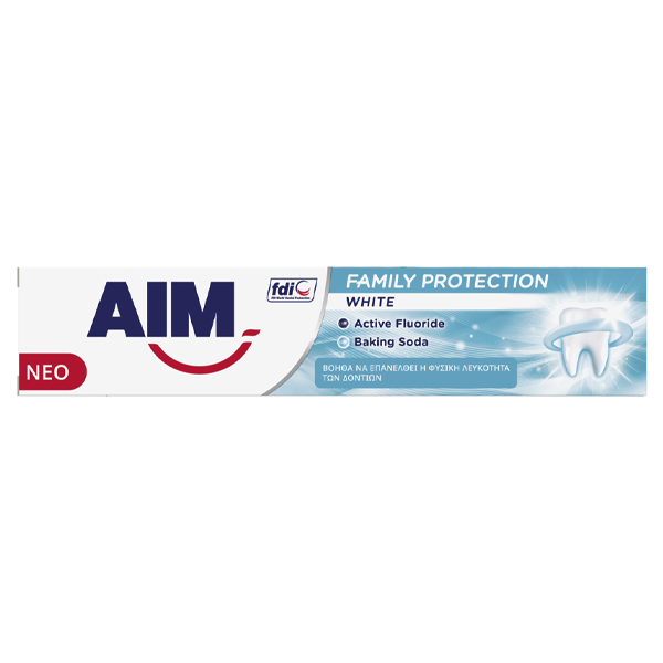 Aim Family Protection Οδοντόκρεμα - 75ml (White)