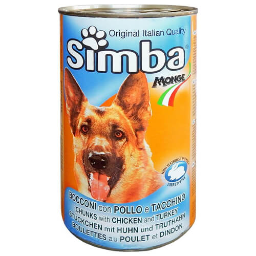 Simba Σκυλοτροφή Κονσέρβα 1230gr (Κοτόπουλο-Γαλοπούλα)