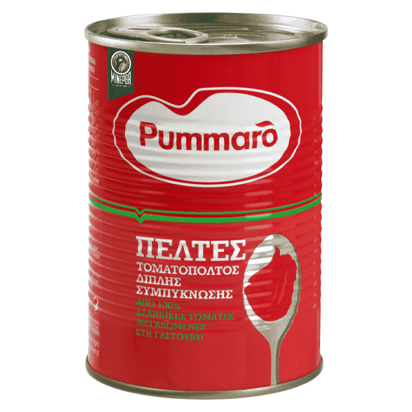 Pummaro ΤοματοΠολτός Διπλής Συμπύκνωσης 410gr Μεταλλικό Κουτί