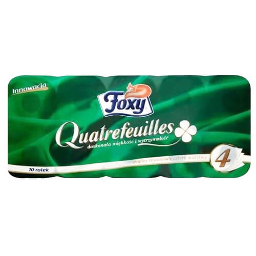 Foxy Χαρτί Υγείας Πράσινο 4φ. 160φύλλα 10 Ρολά