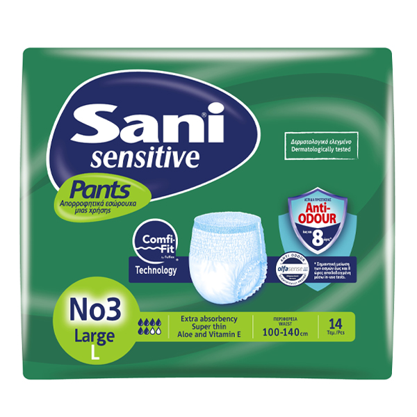 Sani Pants Ακράτειας No3 (14τεμ.) Large