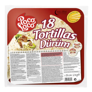 POCO LOCO Τορτίγια Σταρένια 25cm 18τεμ 1200gr