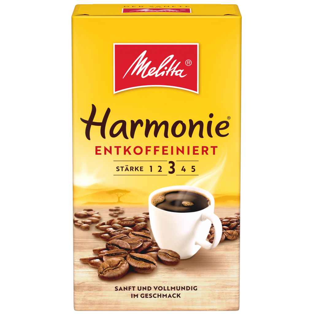 Melitta Harmonie Entkoffeiniert (Decaf) 500g Αλεσμένος