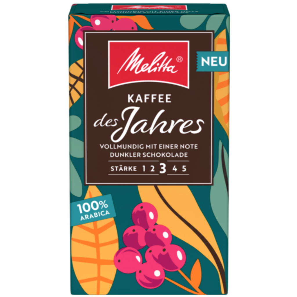 Melitta Kaffee Φίλτρου Jahres 500g